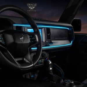 Ford Bronco LED Interior Dash Lighting Kit - ORACLE Lighting - ColorSHIFT Dynamic - Dynamic ColorSHIFT - `21-`25